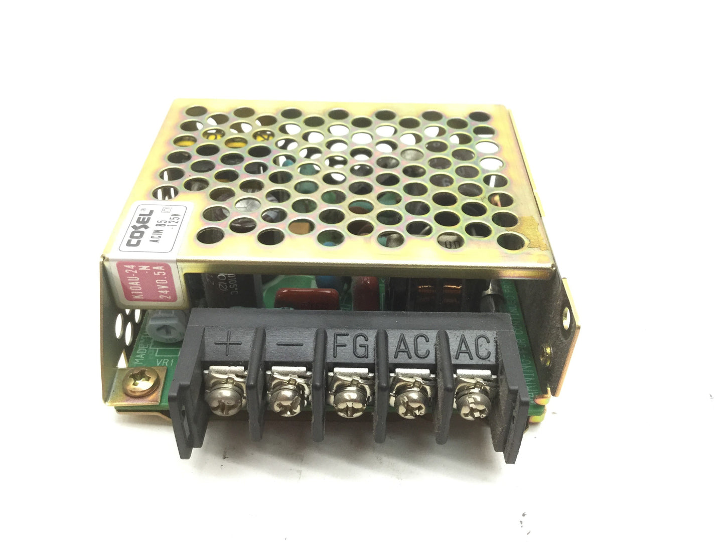Used Cosel K10AU-24 Power Supply IN 85-125VAC Out 24VDC 0.5A 16W Max