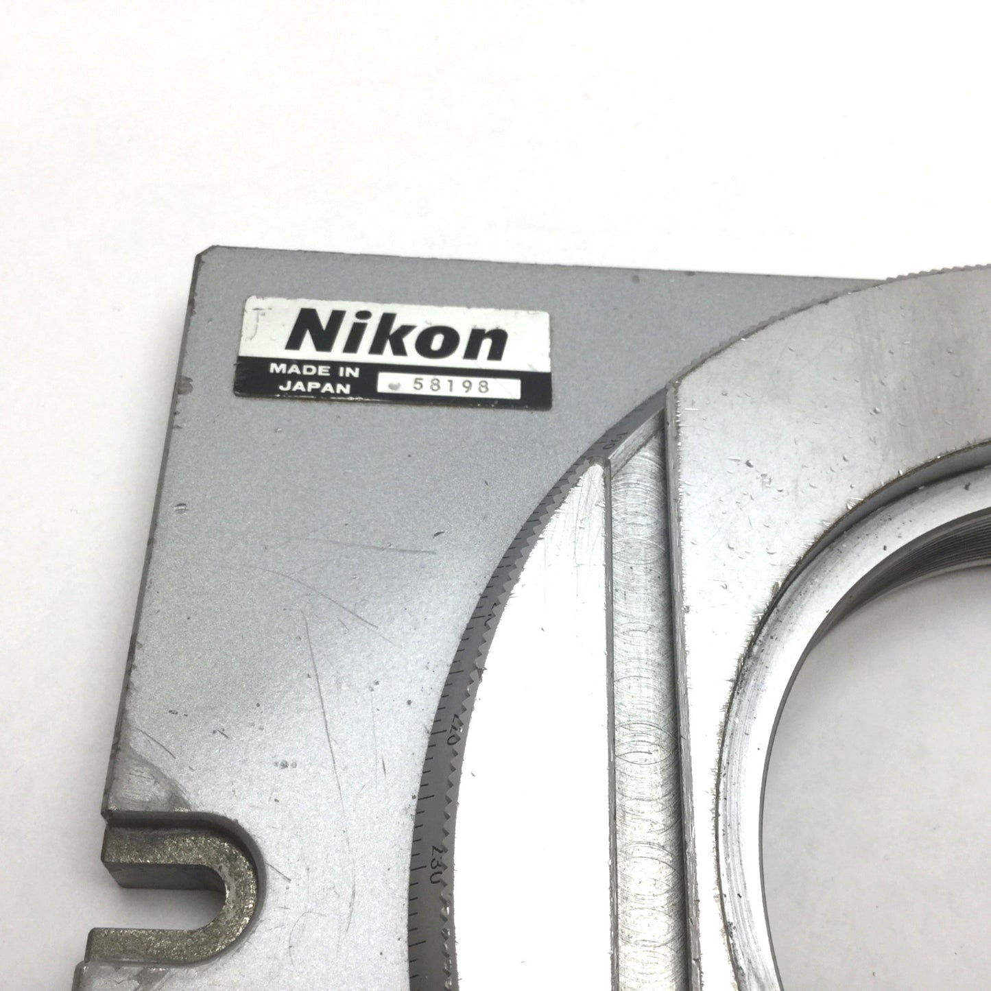 For parts or not working Nikon Rotation Table For V-12 Optical Comparator, 360° Rotation, *For Parts*