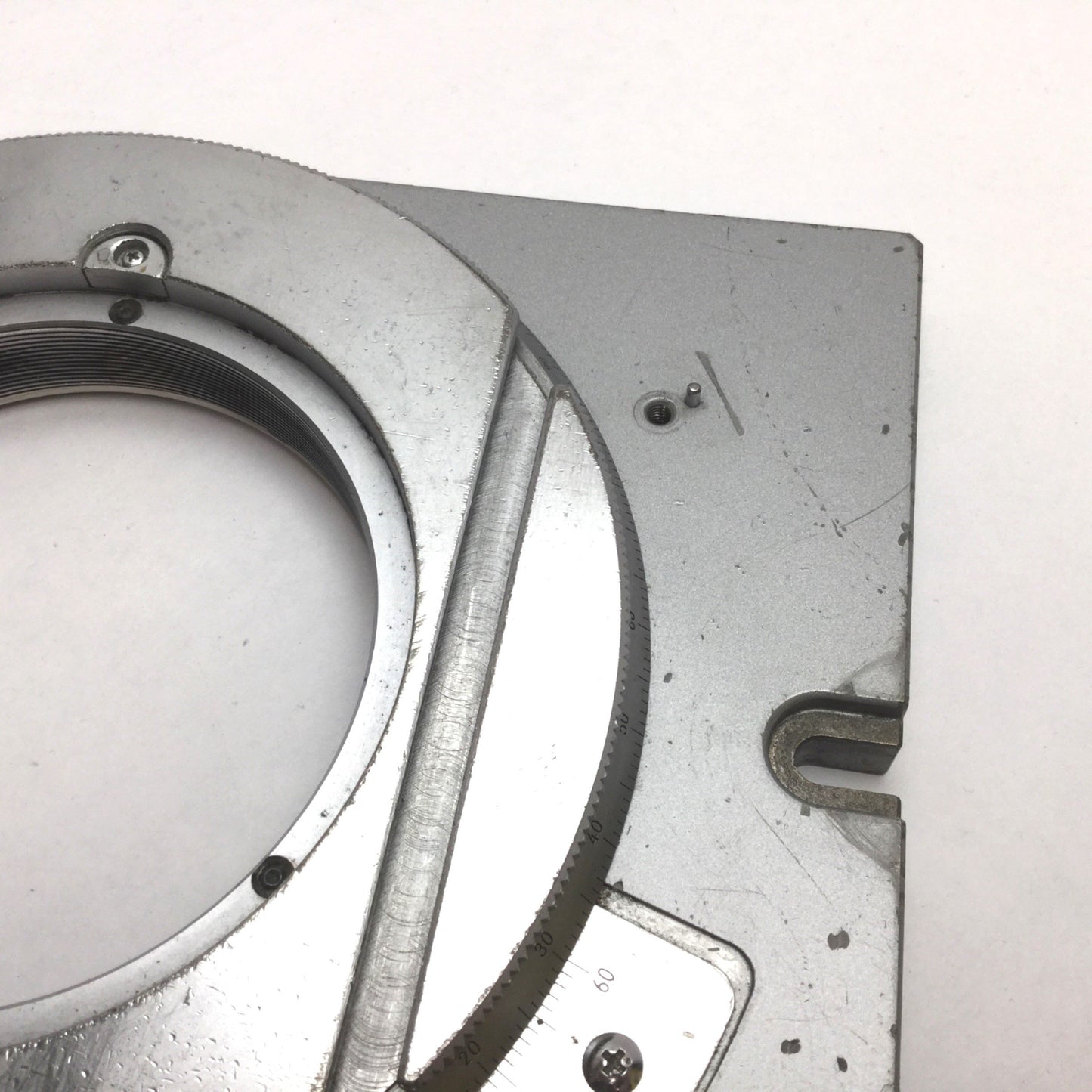 For parts or not working Nikon Rotation Table For V-12 Optical Comparator, 360° Rotation, *For Parts*