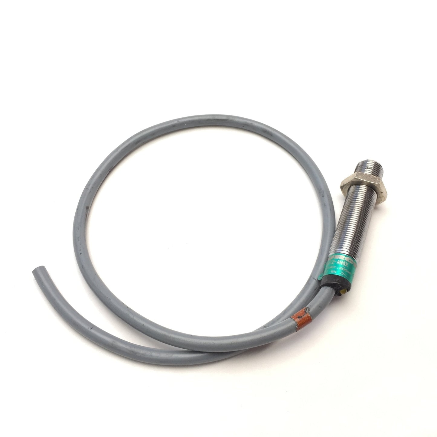 Used Turck Bi2U-M12-AN4X Proximity Sensor, 10-65VDC, Barrel M12, Sensing Distance 2mm
