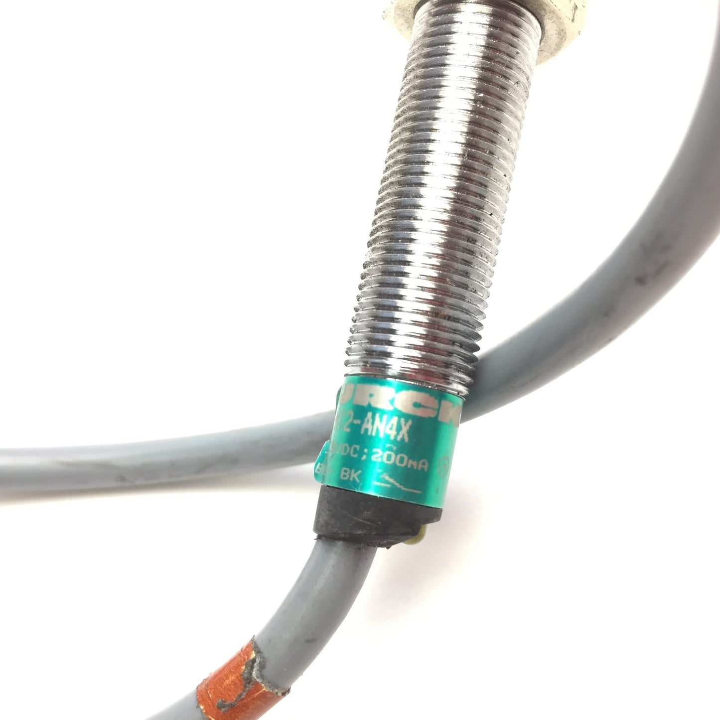 Used Turck Bi2U-M12-AN4X Proximity Sensor, 10-65VDC, Barrel M12, Sensing Distance 2mm