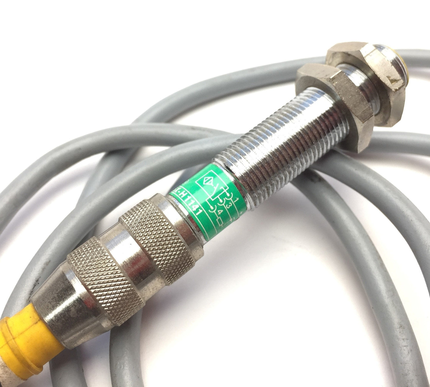 Used Turck Bi4-M12-AP6X-H1141 Proximity Sensor, 10-30VDC, M12x1, NO PNP, Range: 4mm