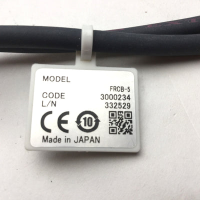 Used CCS FRCB-5 Robot Cable, Cable Length: 5m, 3 Pin to Flying Leads