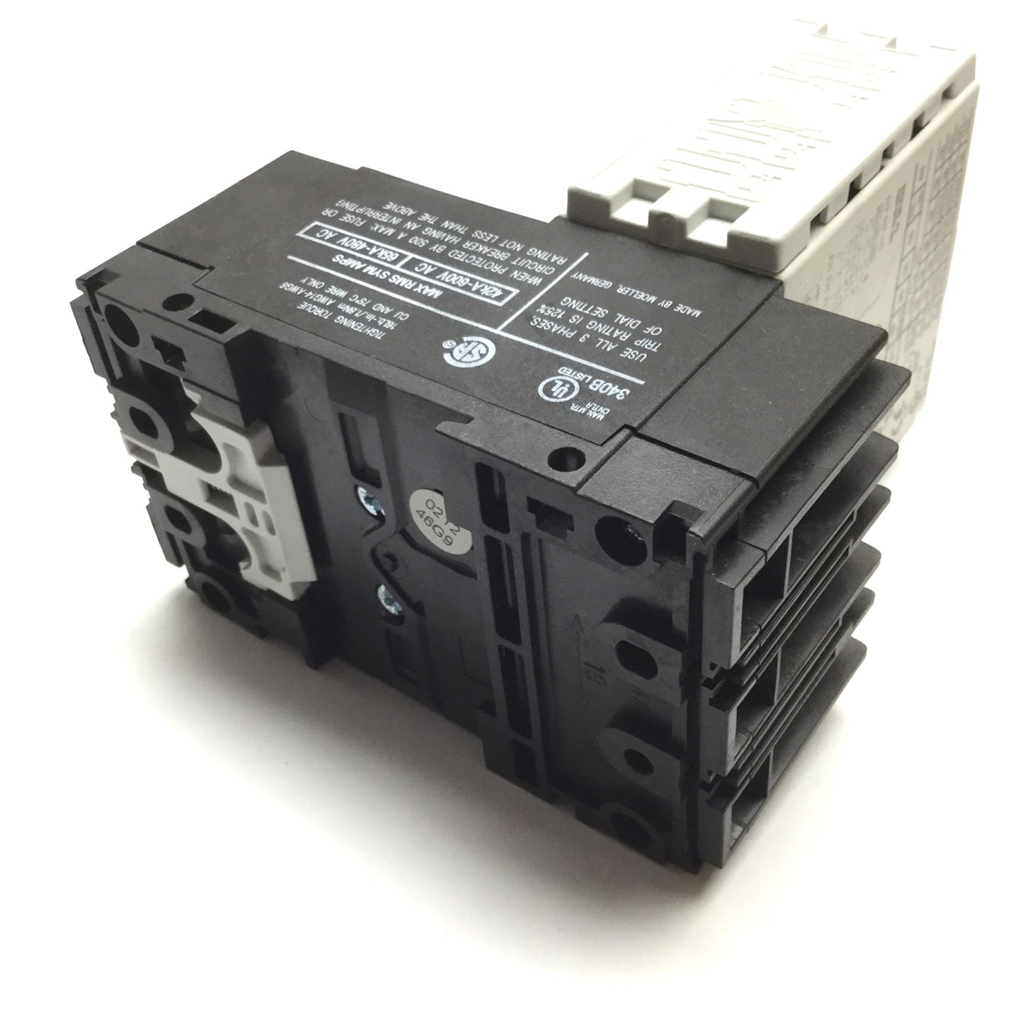 New – Open box Eaton PKZ2 Circuit Breaker Motor Protector Base Unit, Rating: 6000V 0.6-40A