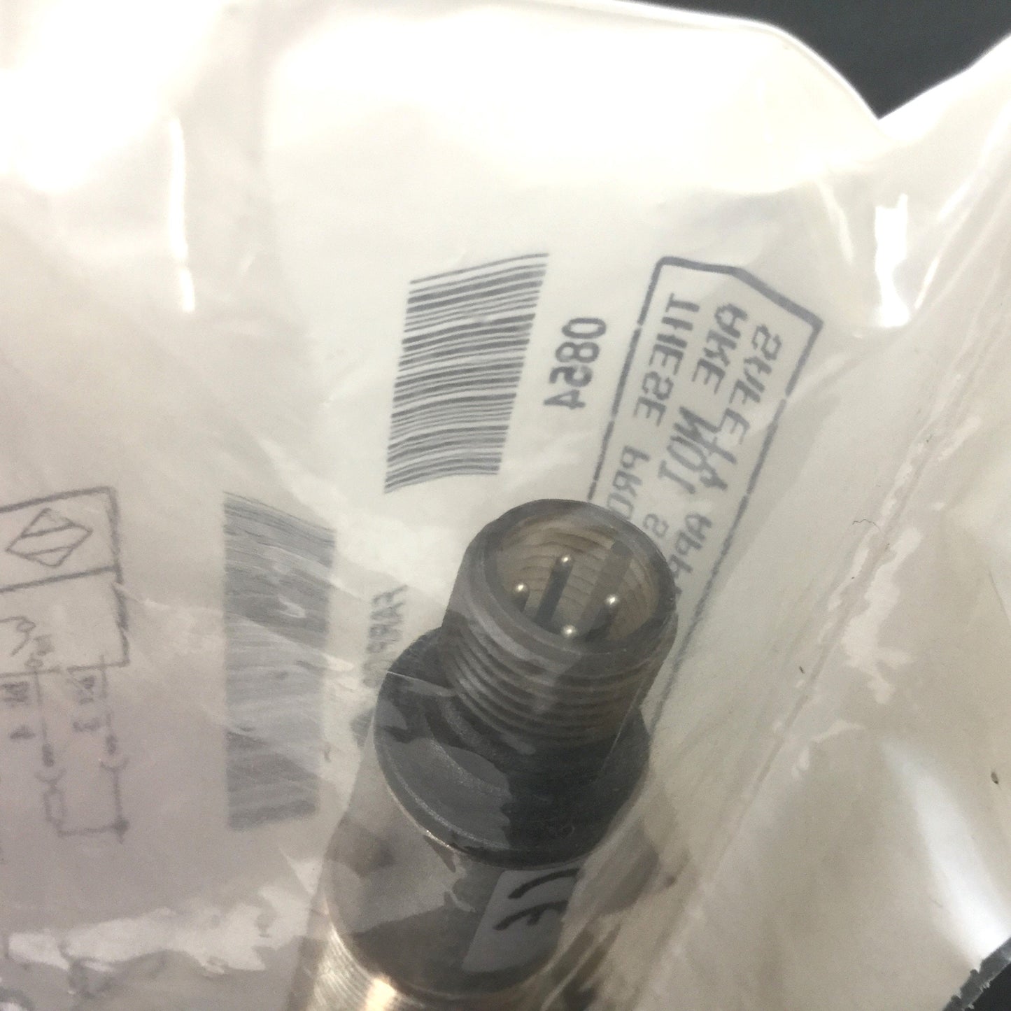 New Micro Detectors FARP/DP-1E Photoelectric Sensor Switch, 3m, PNP, 4-Pin M12