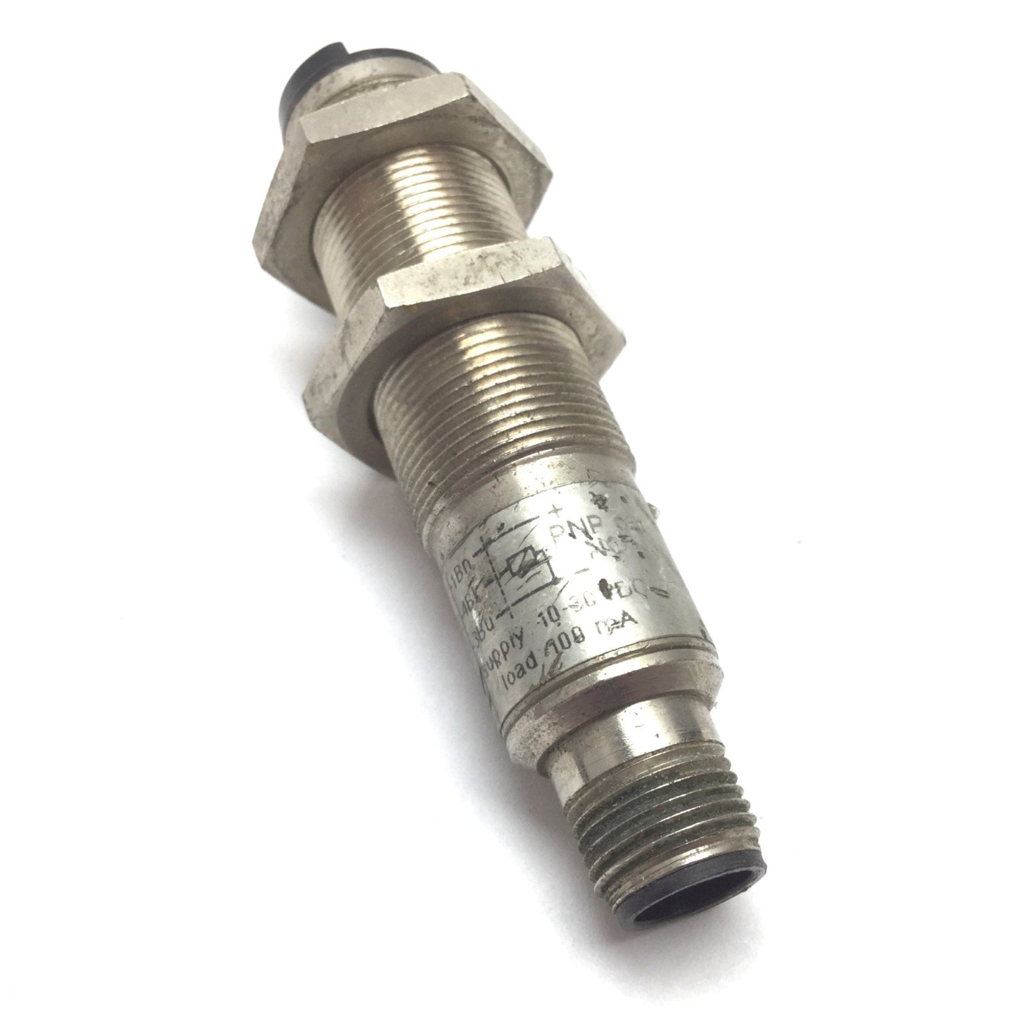 Used Diell SSC/AP-1HDA Photoelectric Sensor Switch, PNP, 10-30VDC 100mA, 4-Pin M12
