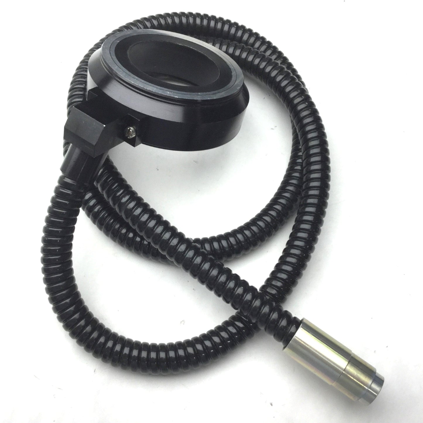 Used Leeds Fiber Optic Microscope Light Ring, ID: 1-29/32", Input: 5/8", Length: 44"