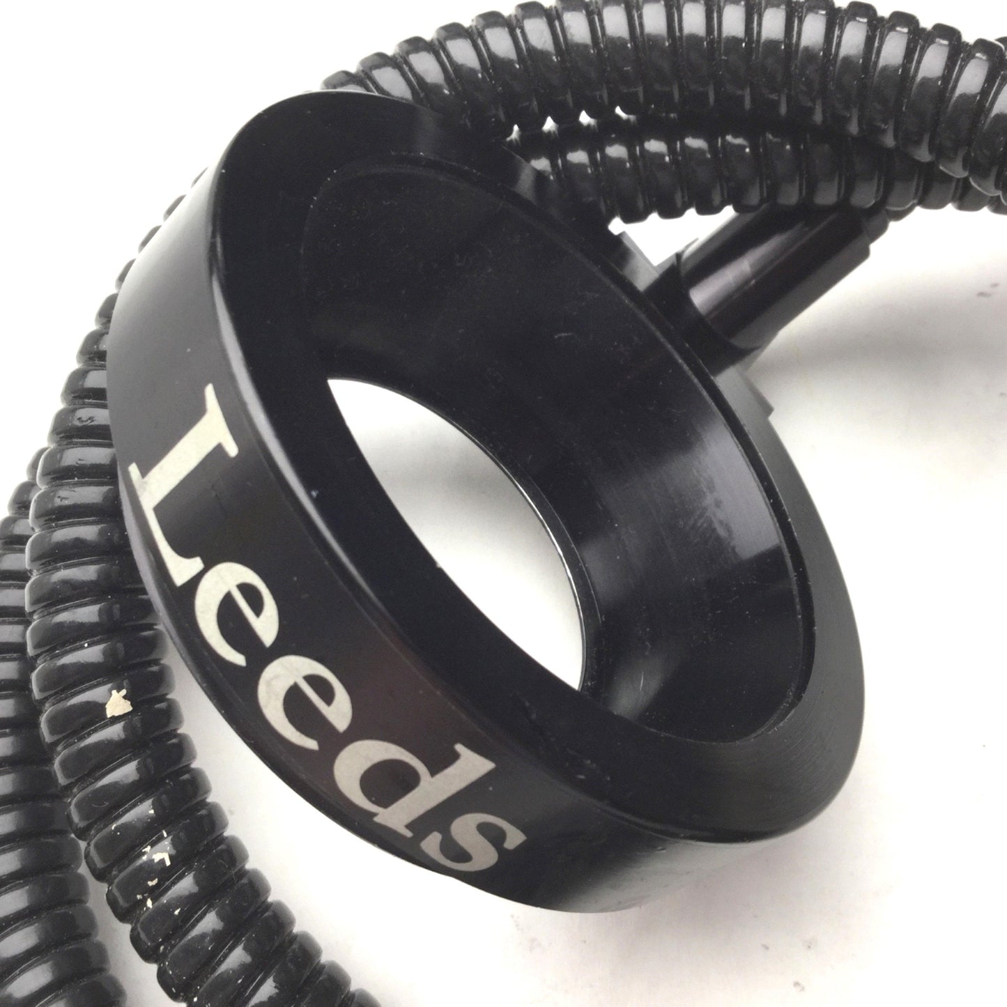 Used Leeds Fiber Optic Microscope Light Ring, ID: 1-29/32", Input: 5/8", Length: 44"