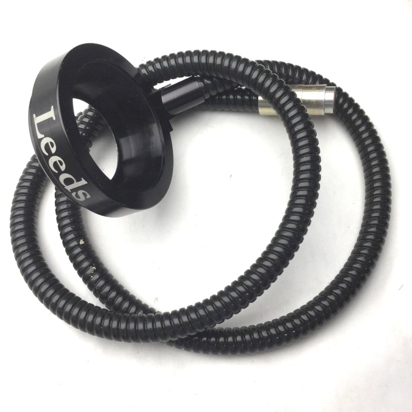 Used Leeds Fiber Optic Microscope Light Ring, ID: 1-29/32", Input: 5/8", Length: 44"