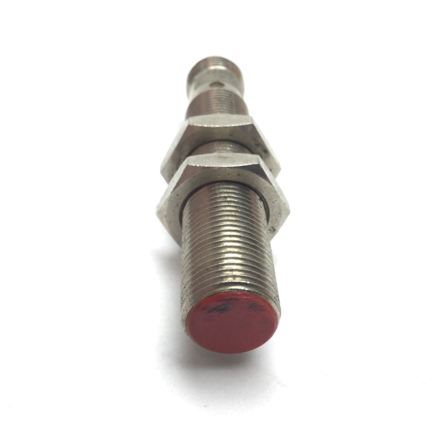 Used AECO SI12-C2 Inductive Proximity Sensor, 2mm, 10-30VDC, PNP N/O, M12 4-Pin