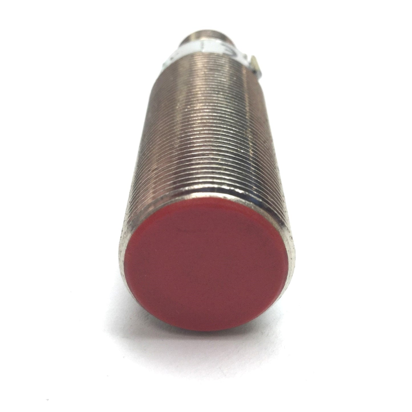 Used AECO SI18-C5 Inductive Proximity Sensor, 10-30VDC PNP N/O, M12 4-Pin, M18 Barrel