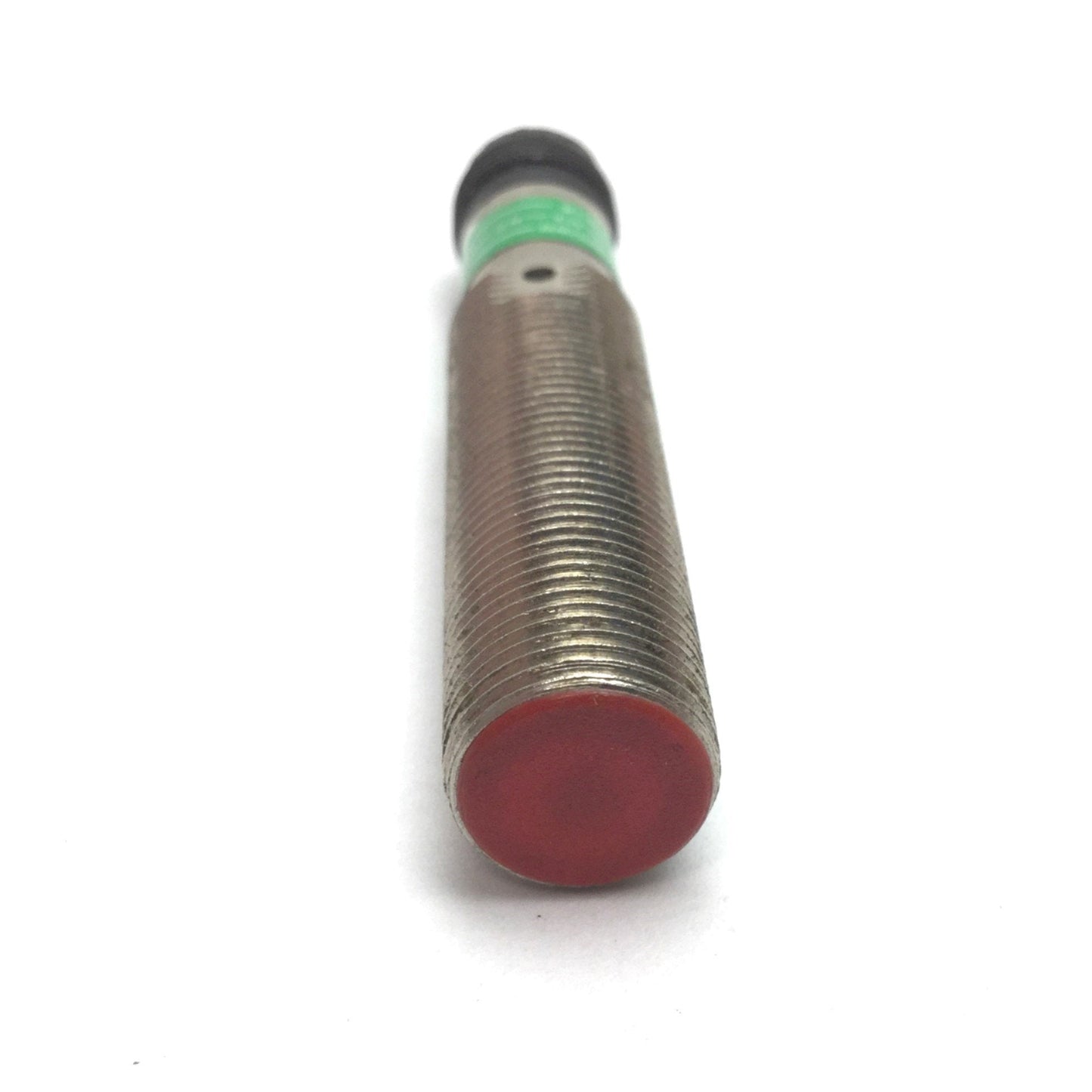 Used AECO Inductive Proximity Sensor, 10-30VDC, PNP N/O, M12 4-Pin, M12 Barrel