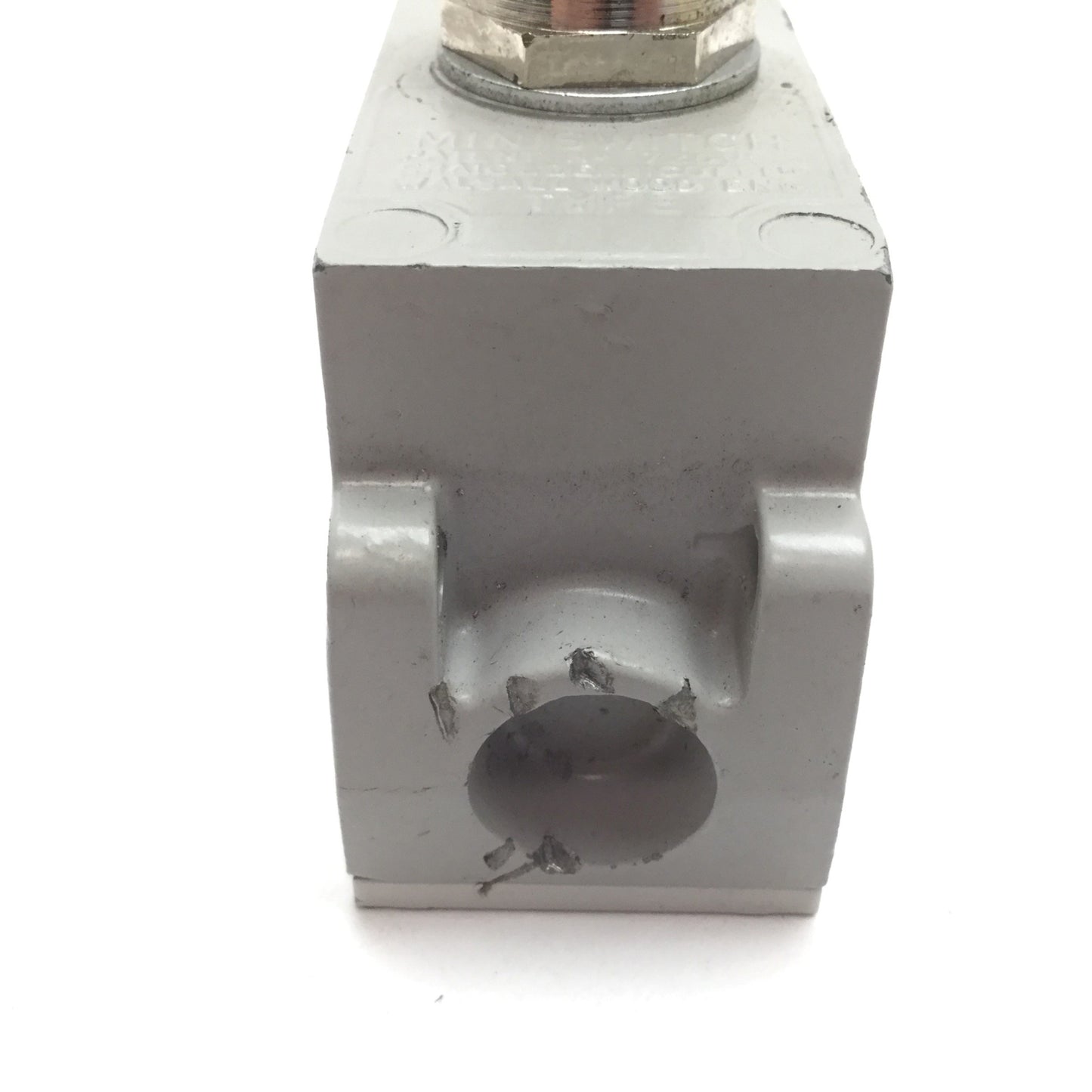 Used Craig & Derricott CC37 Miniswitch Limit Switch, Ball Press Actuator, Rating: 20A