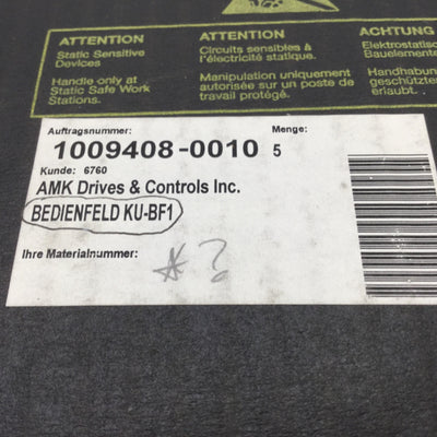 New Other AMK AMKASYN KU-BF1 Operator Keypad Control Panel For KU Series Digital Inverters