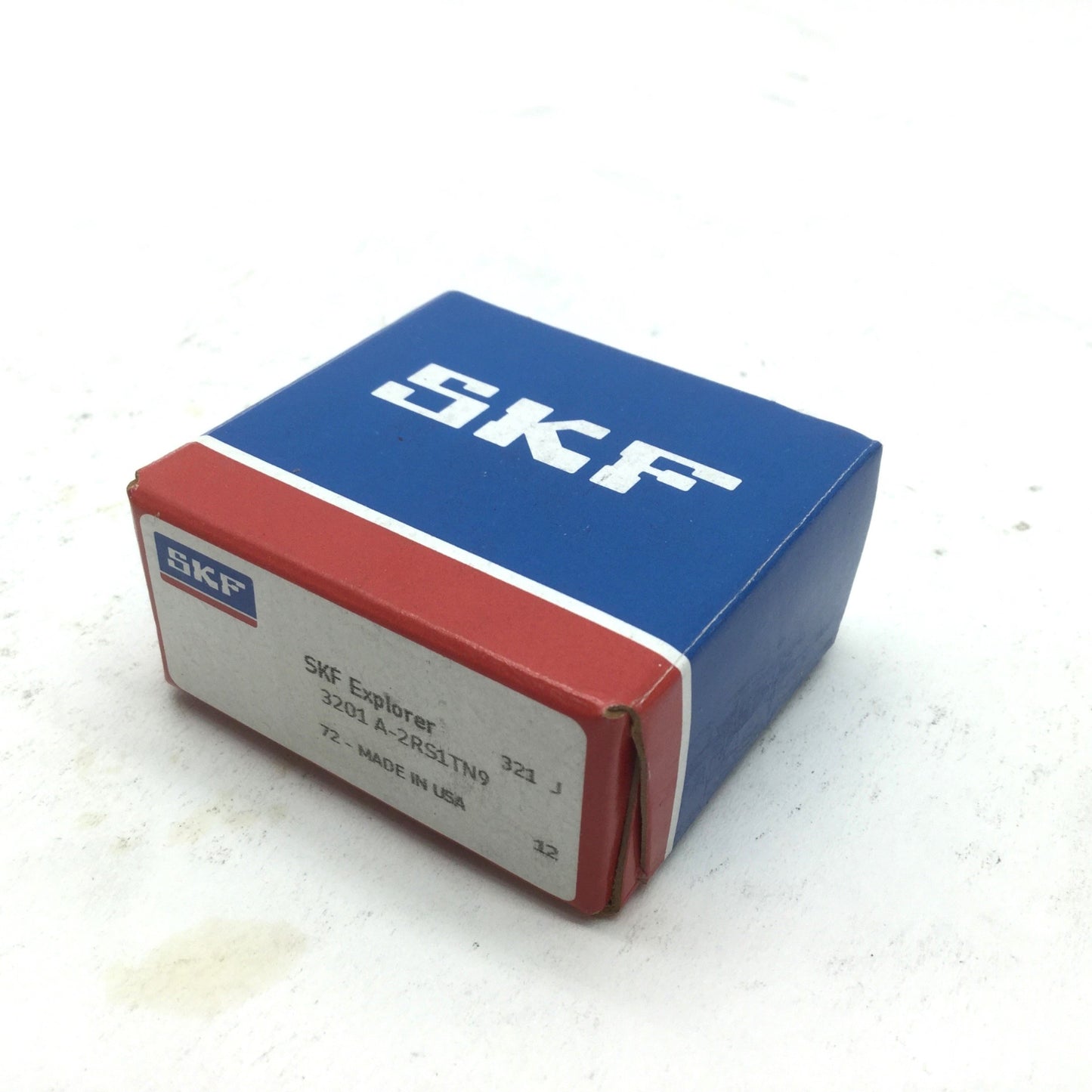 New SKF 3201 A-2RS1TN9 Double Row Angular Contact Bearing ID 12mm OD 32mm W 5/8"