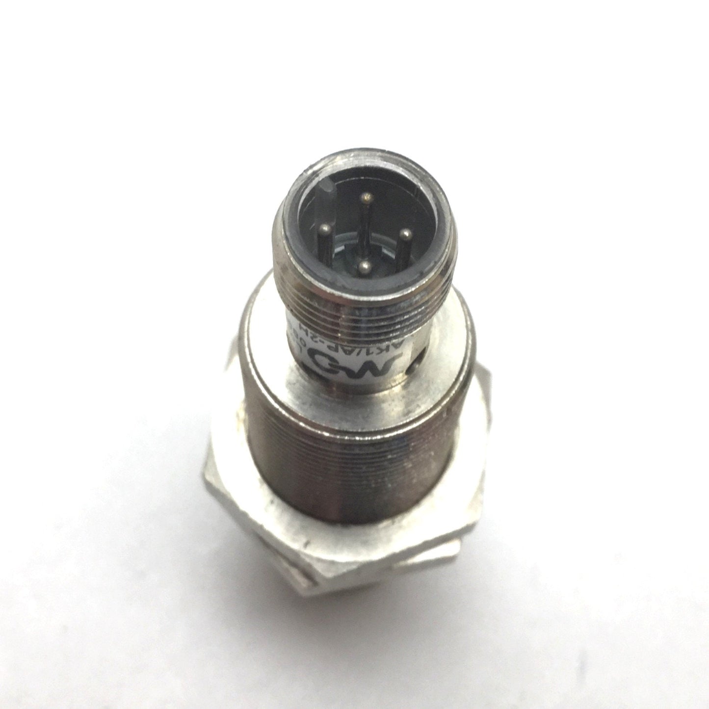 Used Micro Detectors AK1/AP-2H Inductive Proximity Sensor, 8mm, 10-30VDC, M18 M12