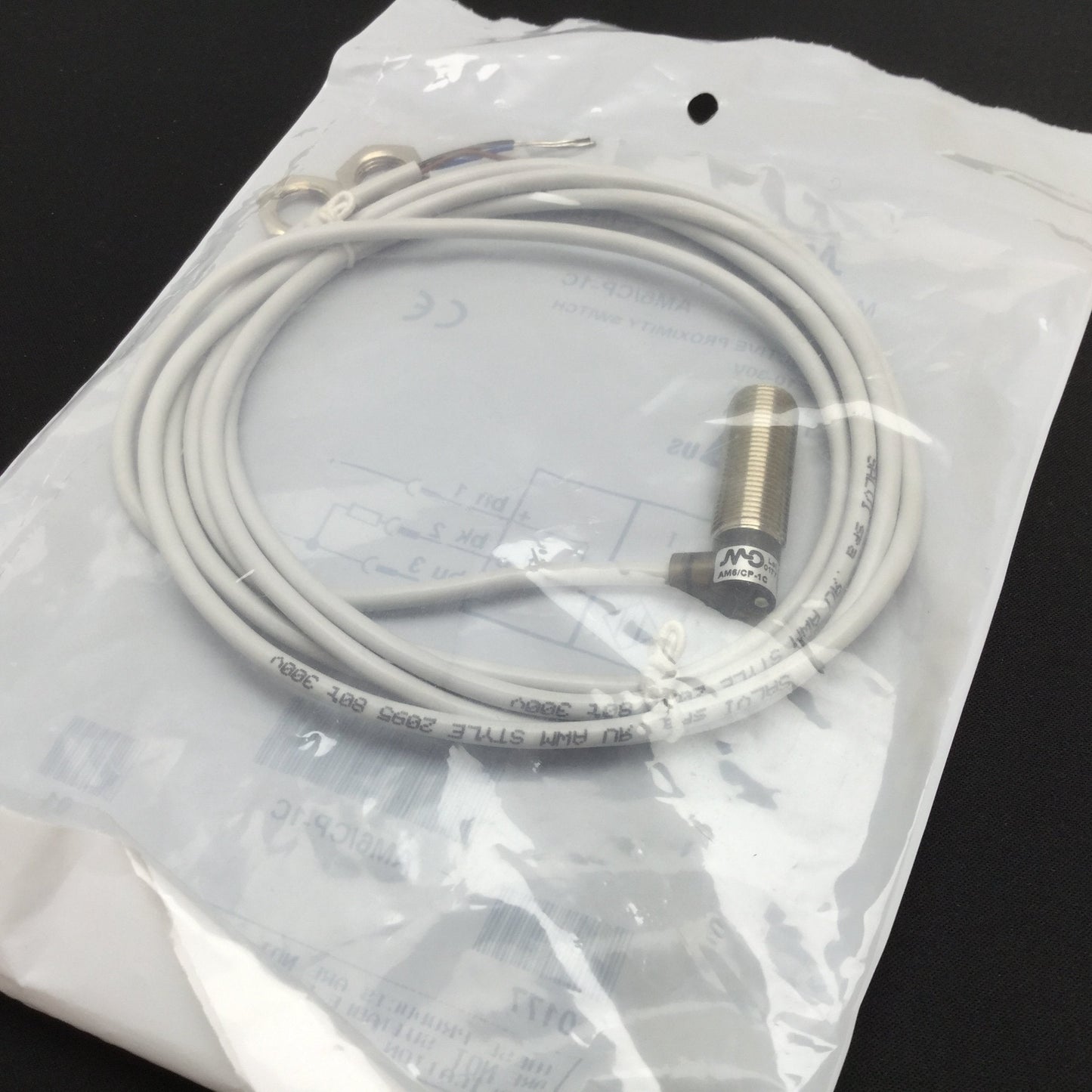 New Micro Detectors AM6/CP-1C Inductive Proximity Sensor Switch, 2mm, 10-30VDC, M12
