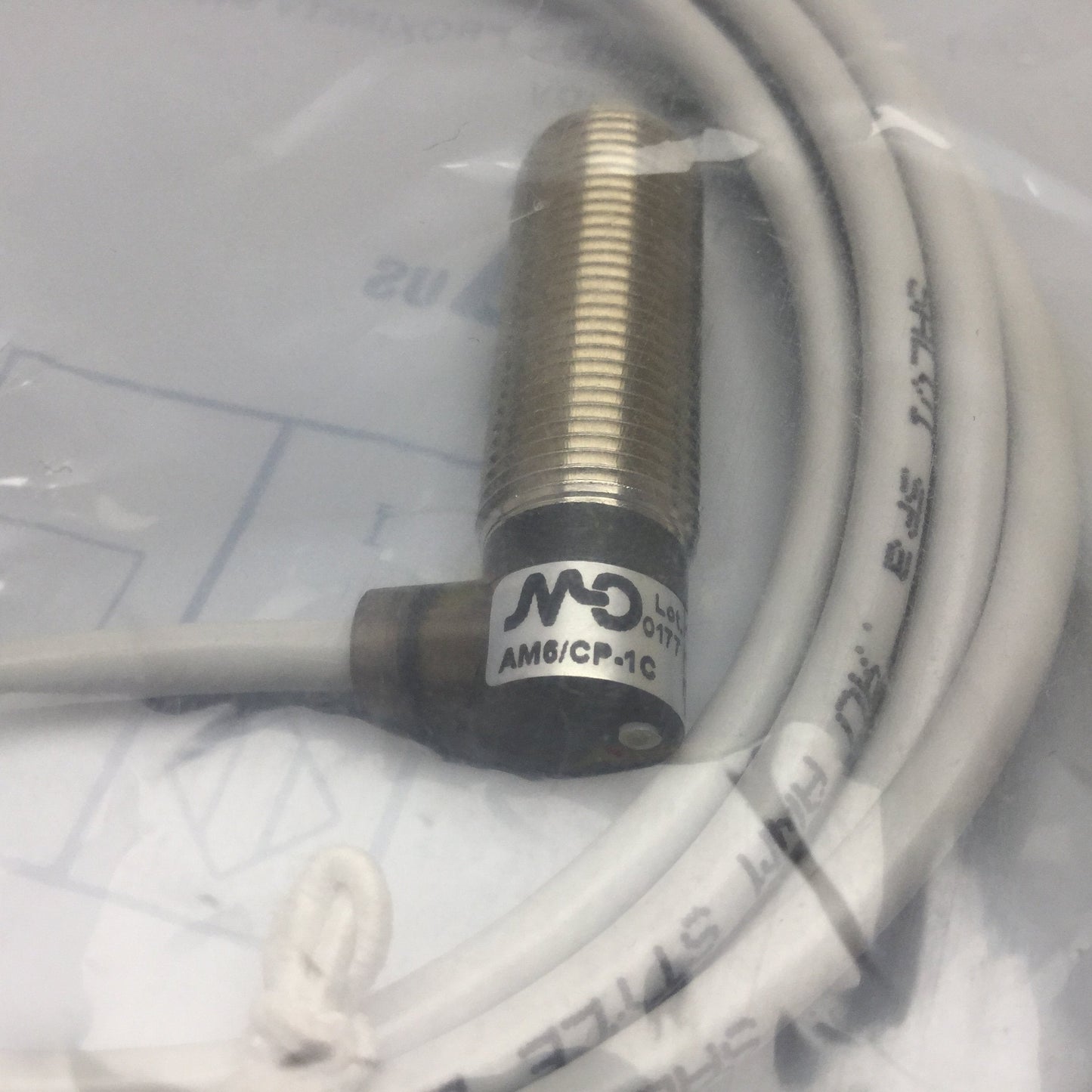 New Micro Detectors AM6/CP-1C Inductive Proximity Sensor Switch, 2mm, 10-30VDC, M12