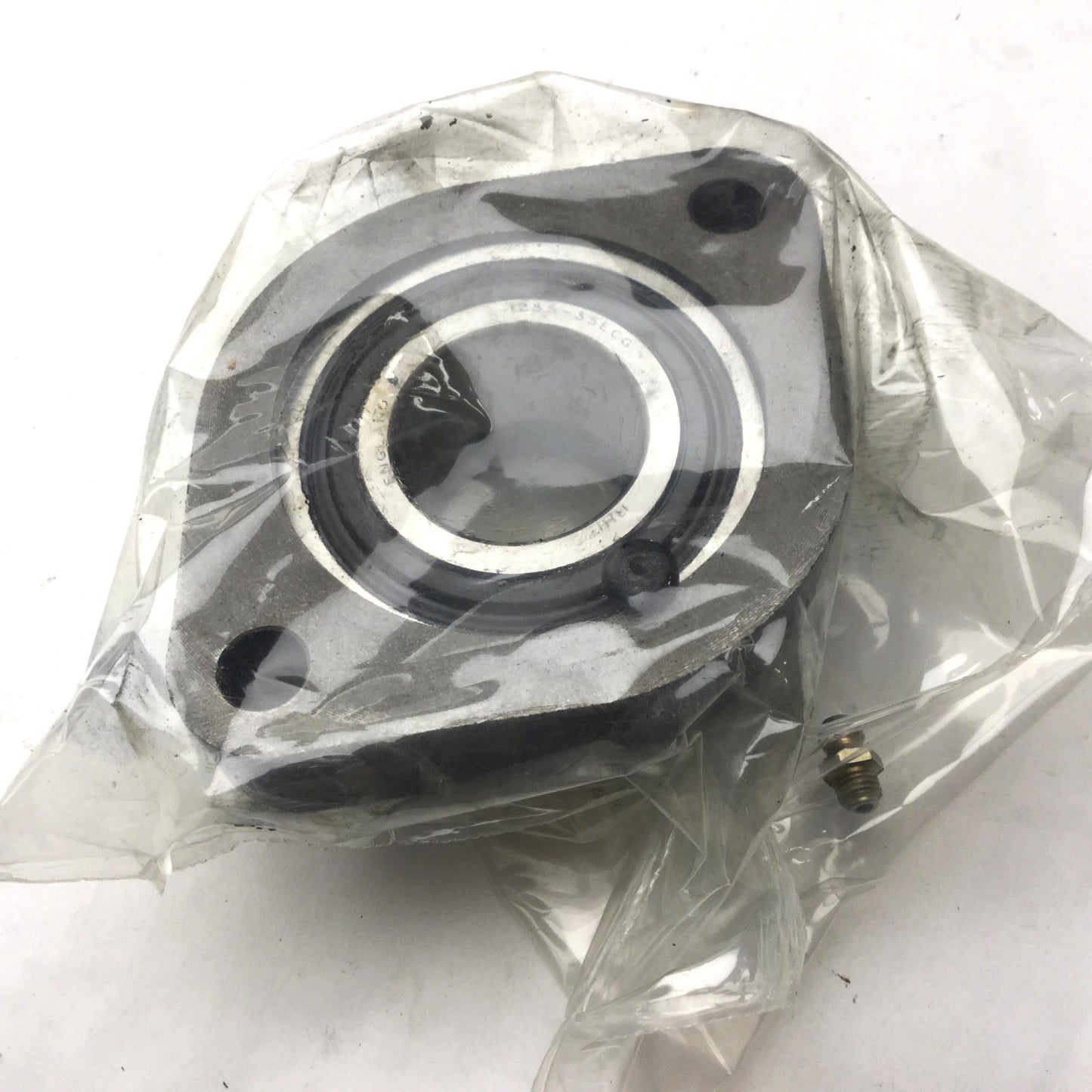 New – Open box New RHP LFTC35EC Self Lube Cast Iron Flange Bearing Unit, In Dia: 35mm, *No Box*