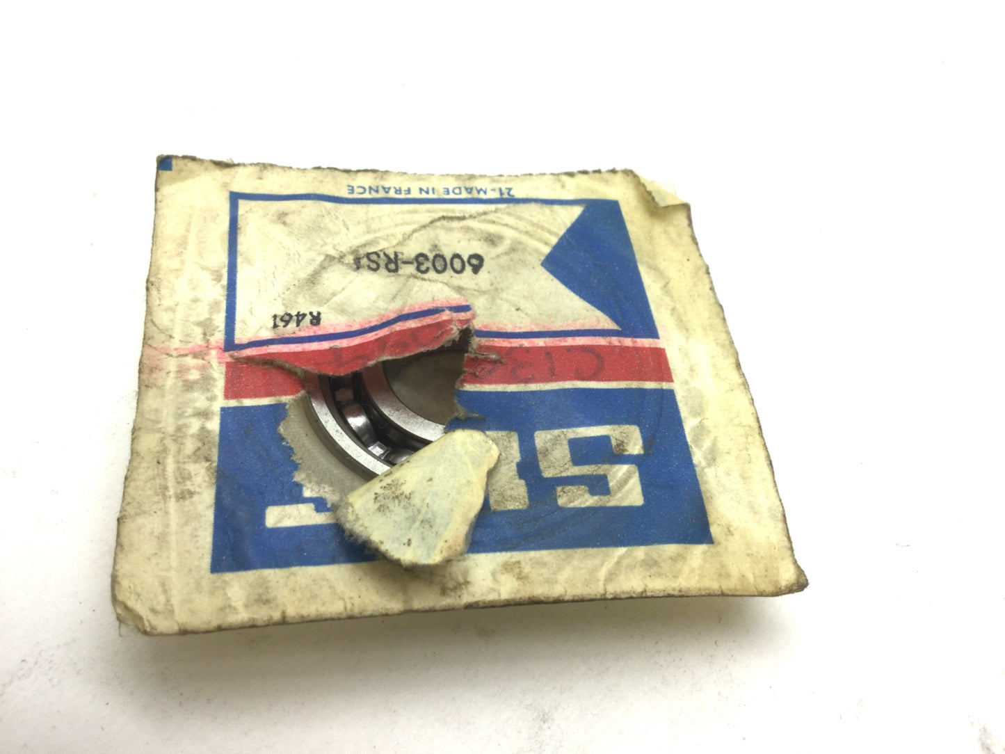 New – Open box New SKF 6003-RS1 Deep Groove Ball Bearing, ID 17mm OD 35mm W 10mm