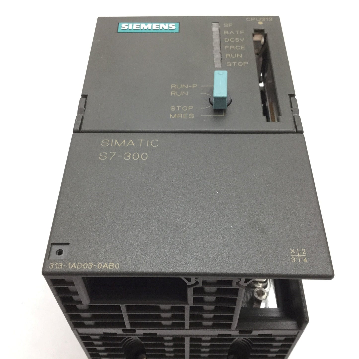 Used Siemens 6ES7313-1AD03-0AB0 SIMATIC S7-300 PLC CPU Module, Supply: 24VDC 0.7A