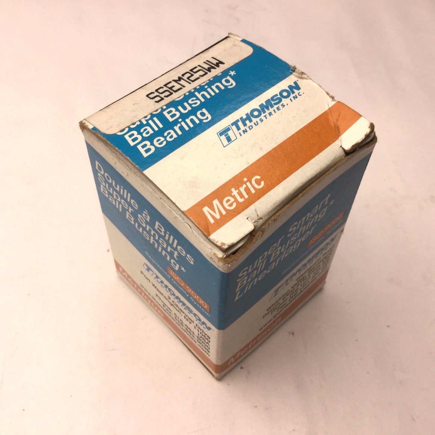 New Thomson SSEM25WW Ball Bushing, Metric, OD: 40mm, Inner Ring Width: 43.7mm