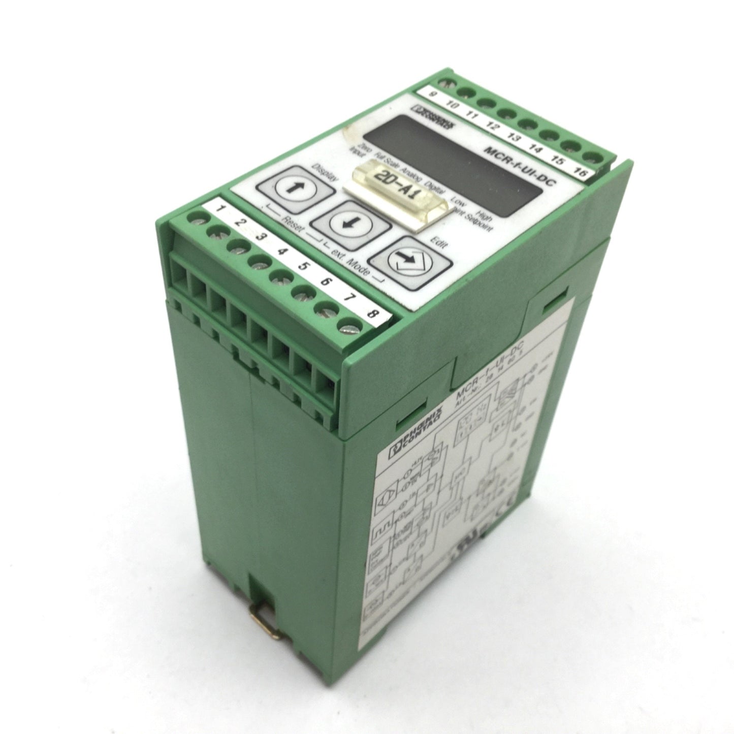 Used Phoenix Contact MCR-f-UI-DC Frequency Measuring Transducer, Supply: 20-30VDC