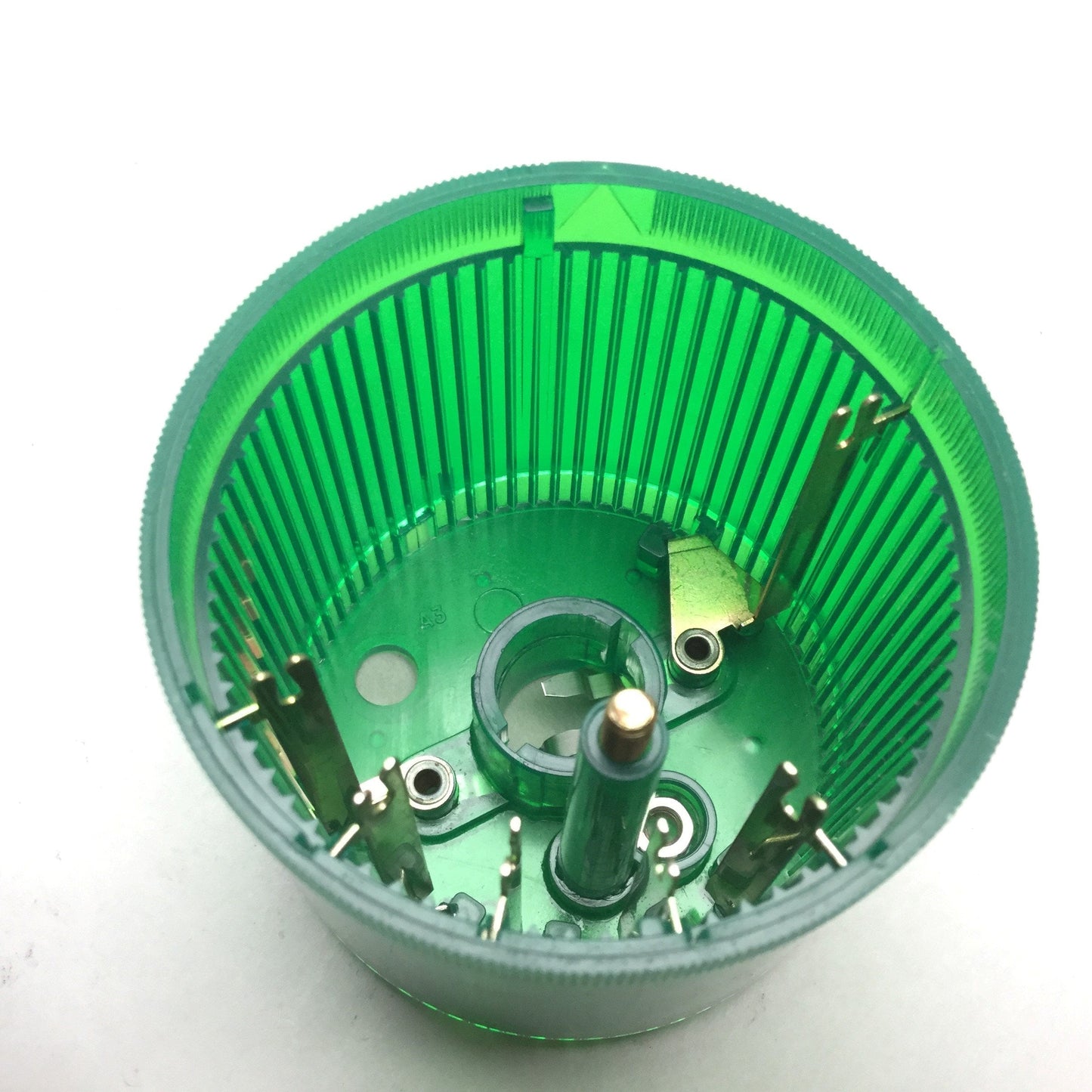 New – Open box Telemecanique XVA-C33 Green Stack Light, Rating: 7W 240V, *No Bulb Included*