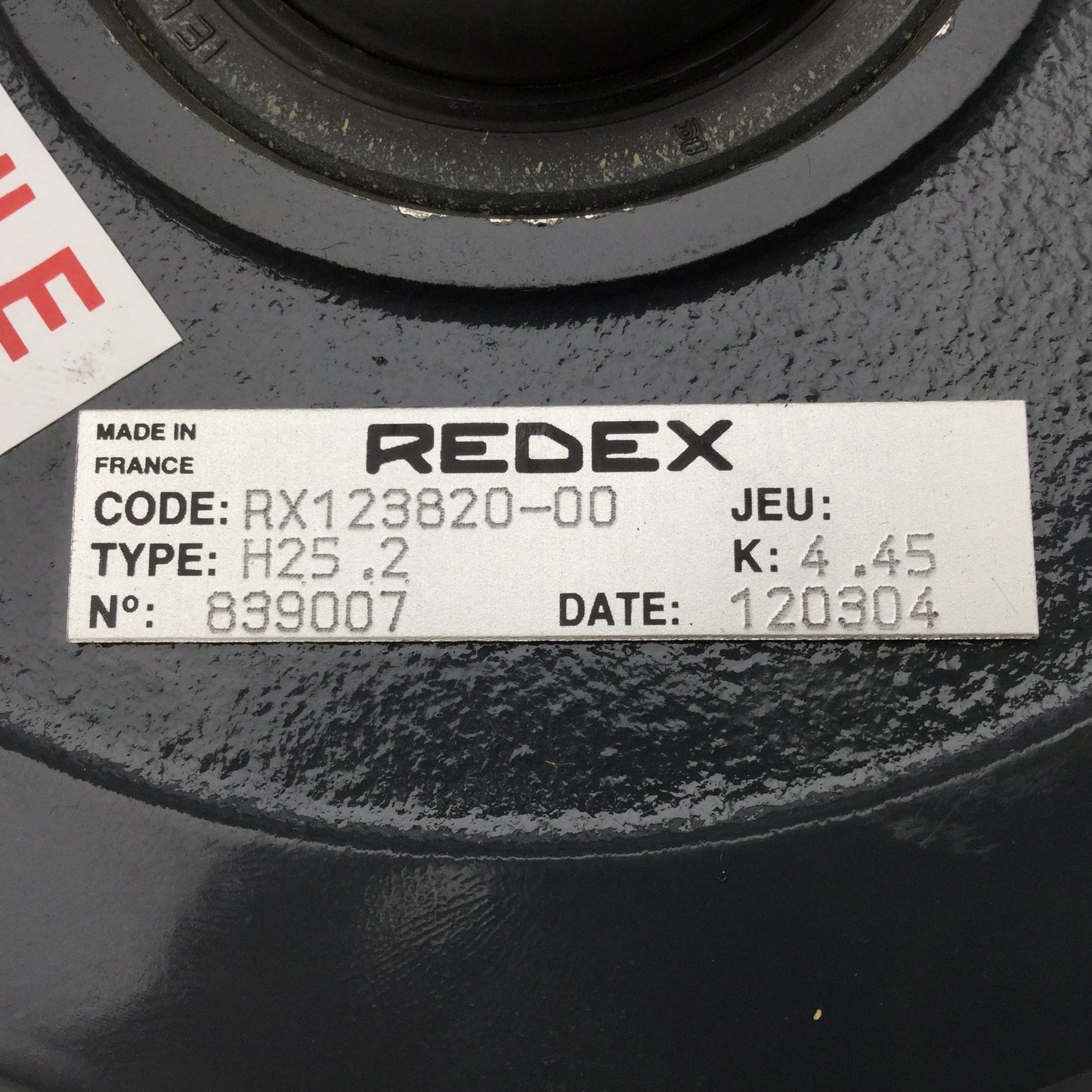 New Andantex Redex RX123820-00 H25.2 Planetary Epicyclic Drive 5-Belt Ratio: 4.45:1