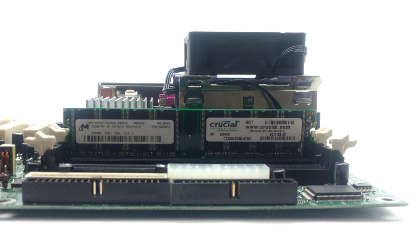 Used Intel D865GBF/D865PERC Motherboard & CPU, 2.4GHz P4, 256MB RAM, AGP, 6x PCI
