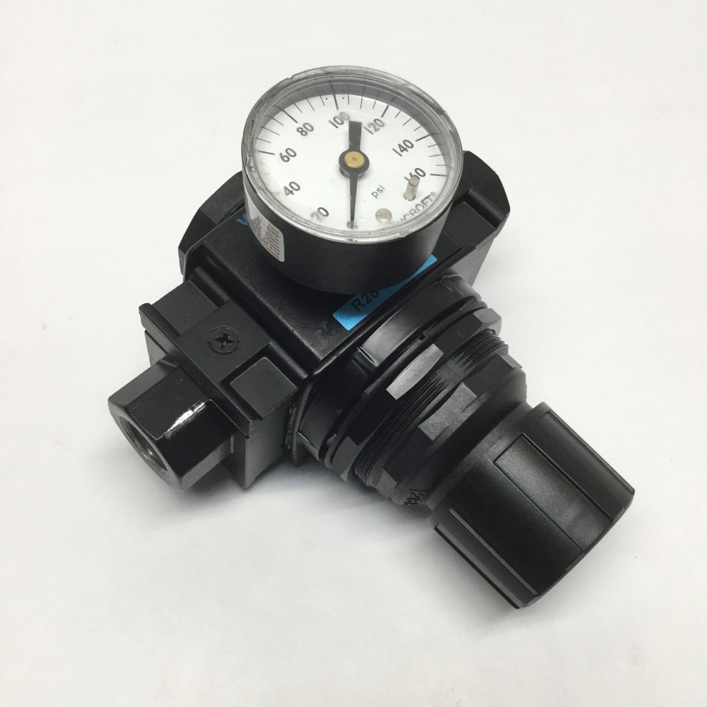 Used Wilkerson R28-04-F000 Pressure Regulator 300psi Max Inlet, 0-125psi Out, 1/2"NPT