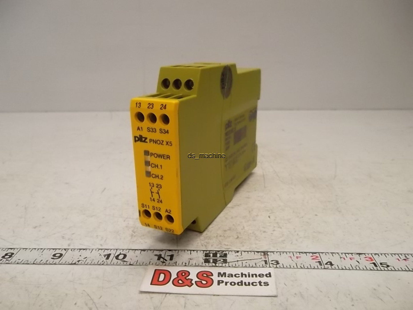 Used Pilz PNOZ X5 774325 Safety Relay Module 24VDC 2S