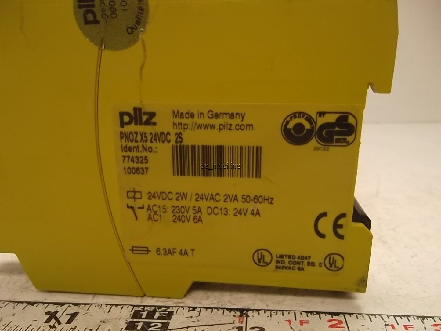 Used Pilz PNOZ X5 774325 Safety Relay Module 24VDC 2S