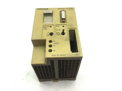 Used Siemens 6ES5 102-8MA01 PLC Interface CPU Compact Controller 24VDC S5-100U