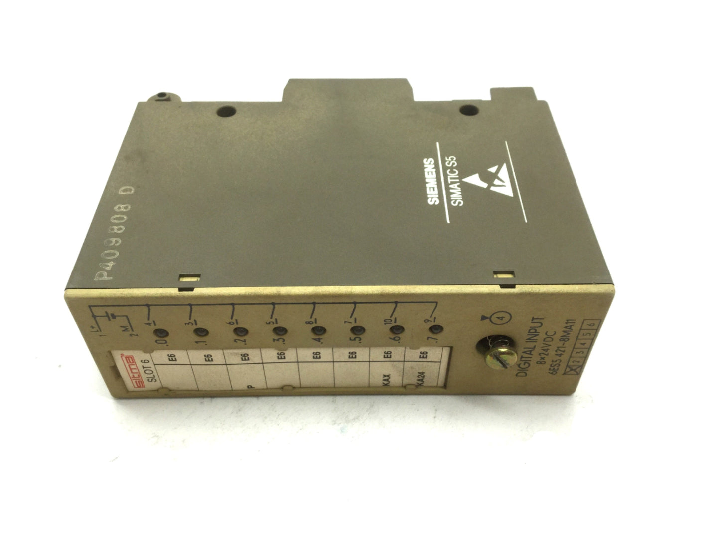 Used Siemens 6ES5 421-8MA11 PLC Digital Input Module 8 Point 24VDC