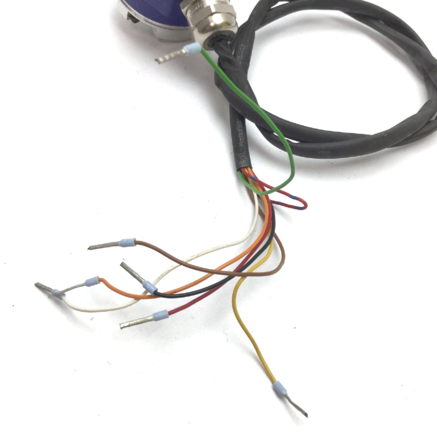 Used Eltra EMA50G360GC5SPZE10X3PR10 Absolute Encoder, Shaft 10mm, Resolution: 360 PPR