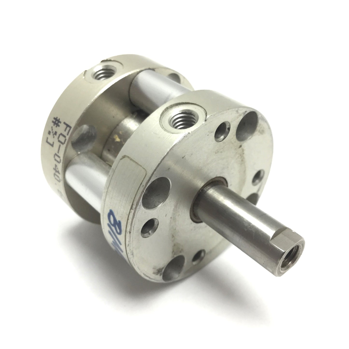 Used Bimba FO-040.625 Flat-1 Pneumatic Cylinder, Bore: 3/4", Stroke: 5/8", 10-32