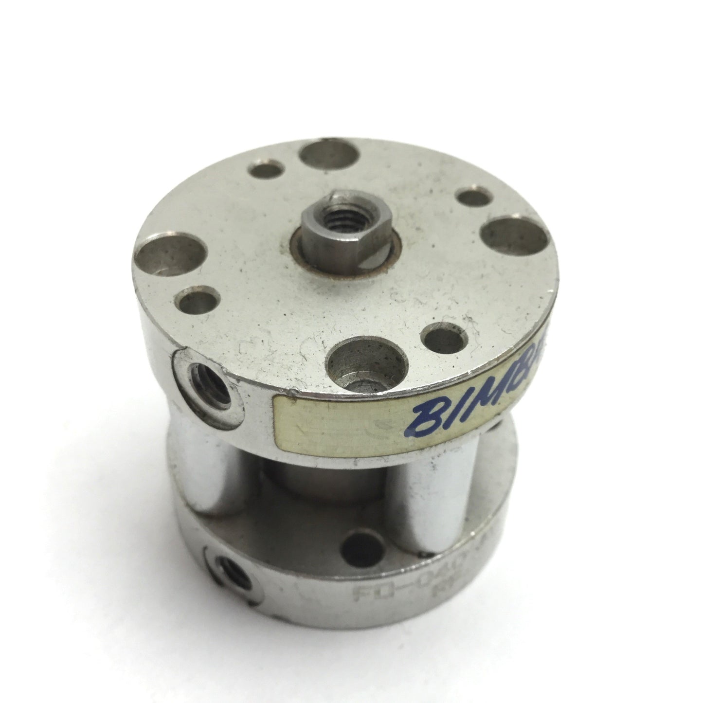 Used Bimba FO-040.75 Flat-1 Pneumatic Cylinder, Bore: 3/4", Stroke: 3/4", 10-32