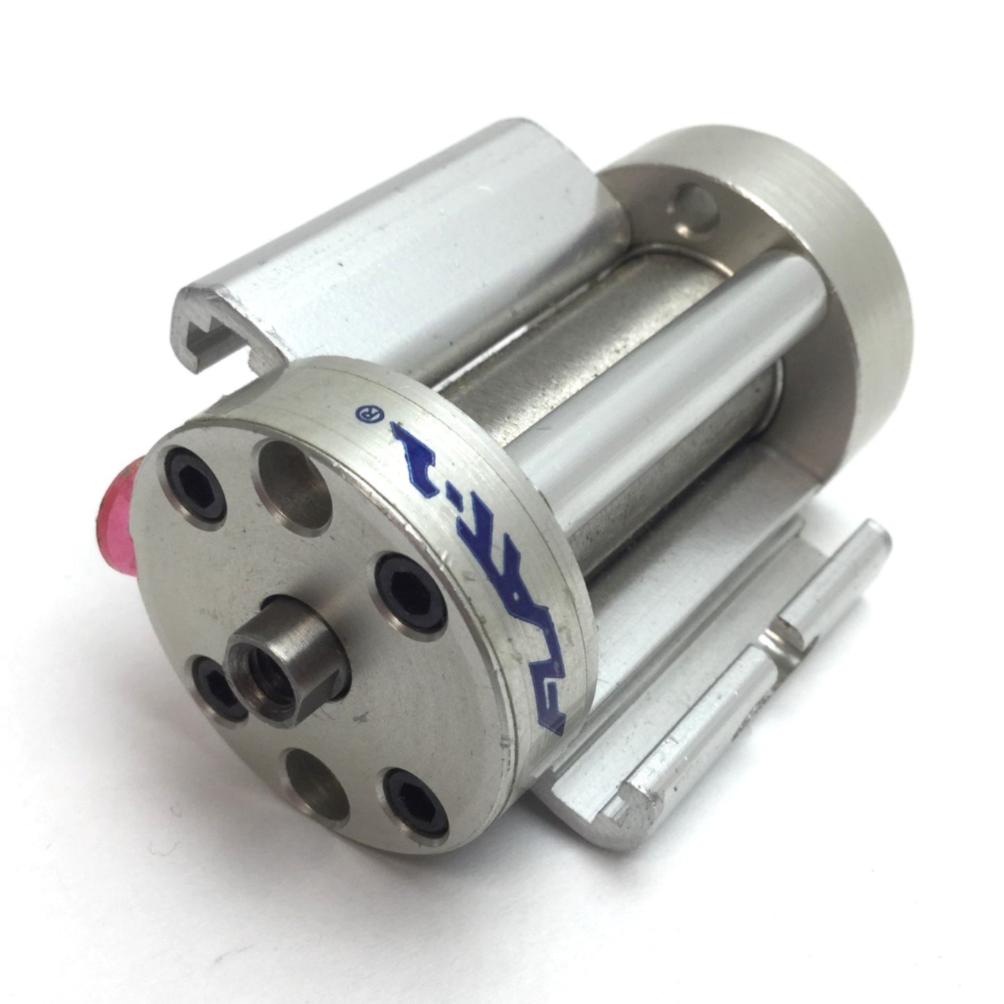 Used Bimba FOD-020.375-MT1 Double Rod Cylinder, Bore: 9/16", Stroke: 3/8", 10-32