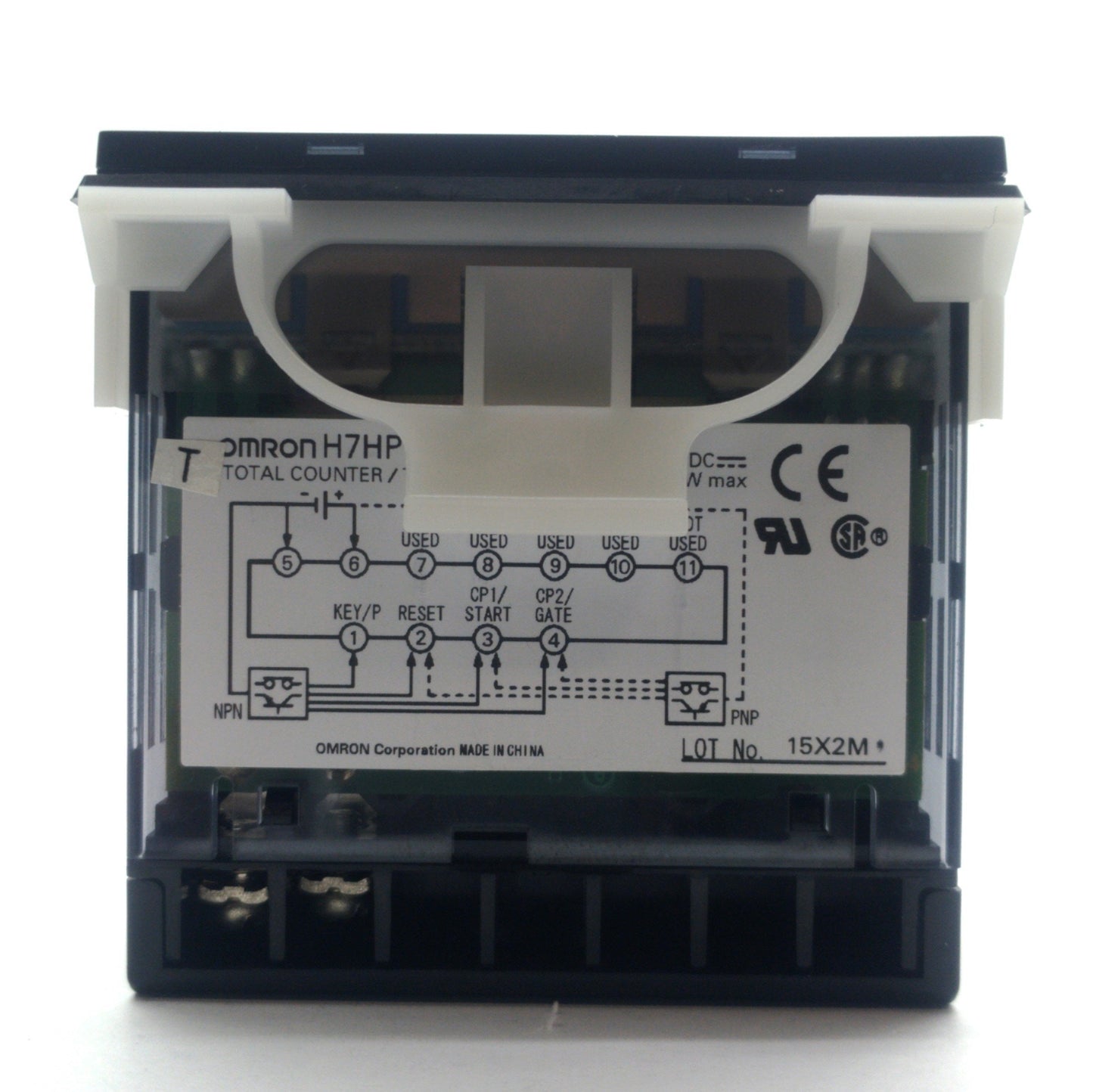 Used Omron H7HP-ADB Total/Time Counter, NpN/PnP, -99999 to 999999, 12-24VDC