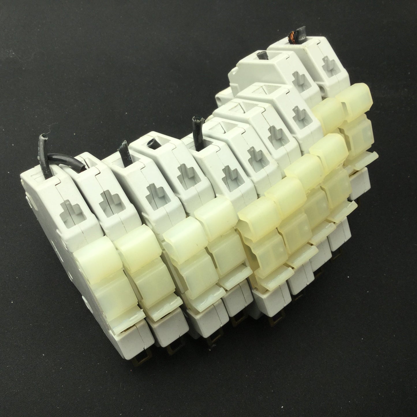 Used Lot of 10 Square D 9080 GCB100 Circuit Breaker, 1-Pole, Rating: 10A 125VAC 65VDC