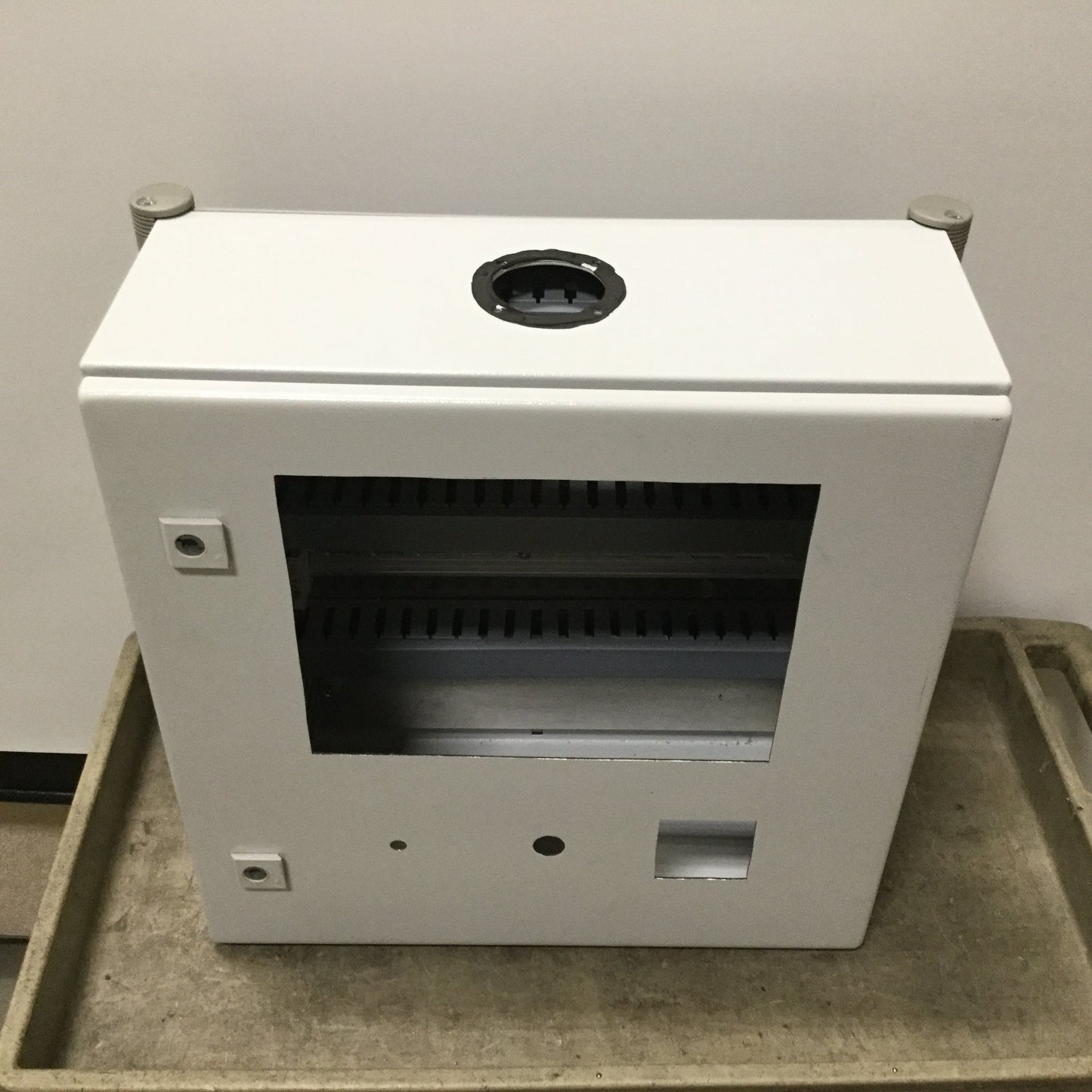 Used Rittal CP6532 Electrical Pendant Enclosure, 500mm x 500mm x 210mm, Steel, *Holes