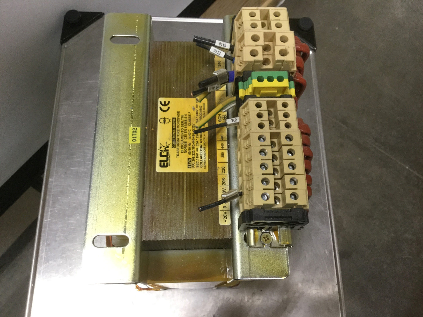 Used ELCA TMI240+480334 Transformer Pri 208/220/380/440/480 Sec 115V 220V 240V