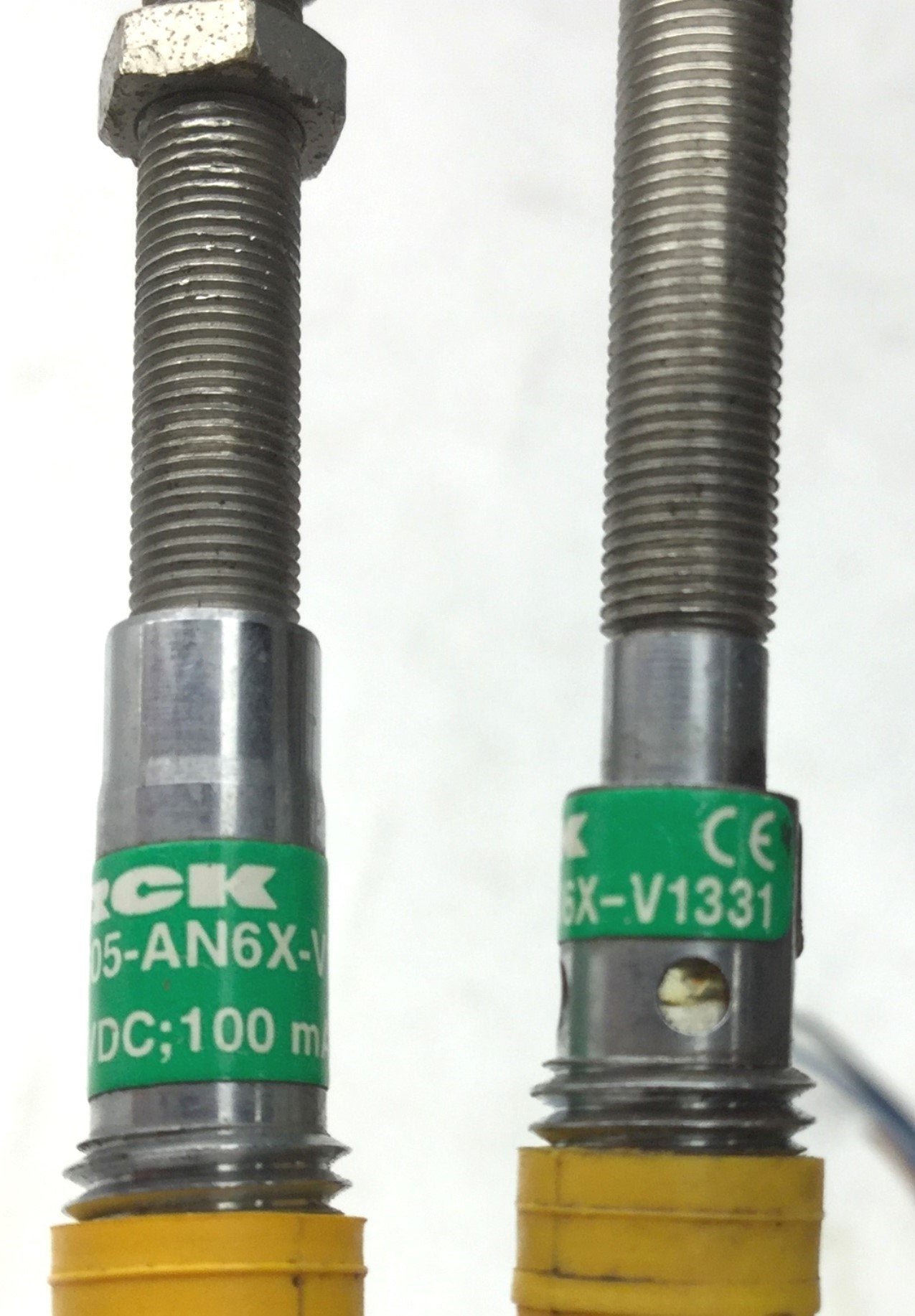 Used Lot of 2 Turck Bi0,8-G05-AN6X-V1331 Proximity Switch, NPN, 10-30VDC
