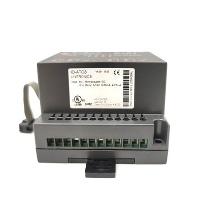 Used Unitronics IO-ATC8 Expansion Module 8 Analog/Thermocouple Inputs 0-10V 0-20mA