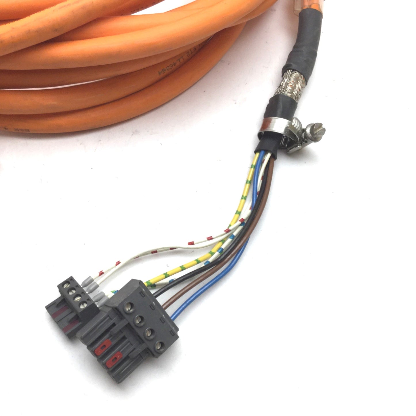 Used B&R Automation 8CM010.12-1 Servo Cable M23 8-Pin Female to Flying Leads 10m Long