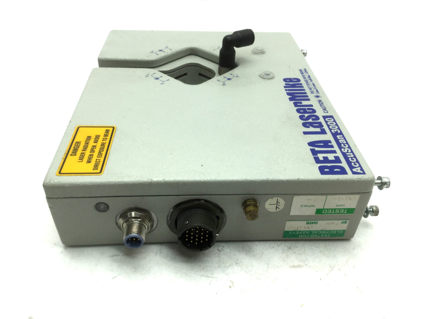 Used BETA Lasermike GA1530-7422-2/A Accuscan 3000 3010 Diameter Gauge 24VDC