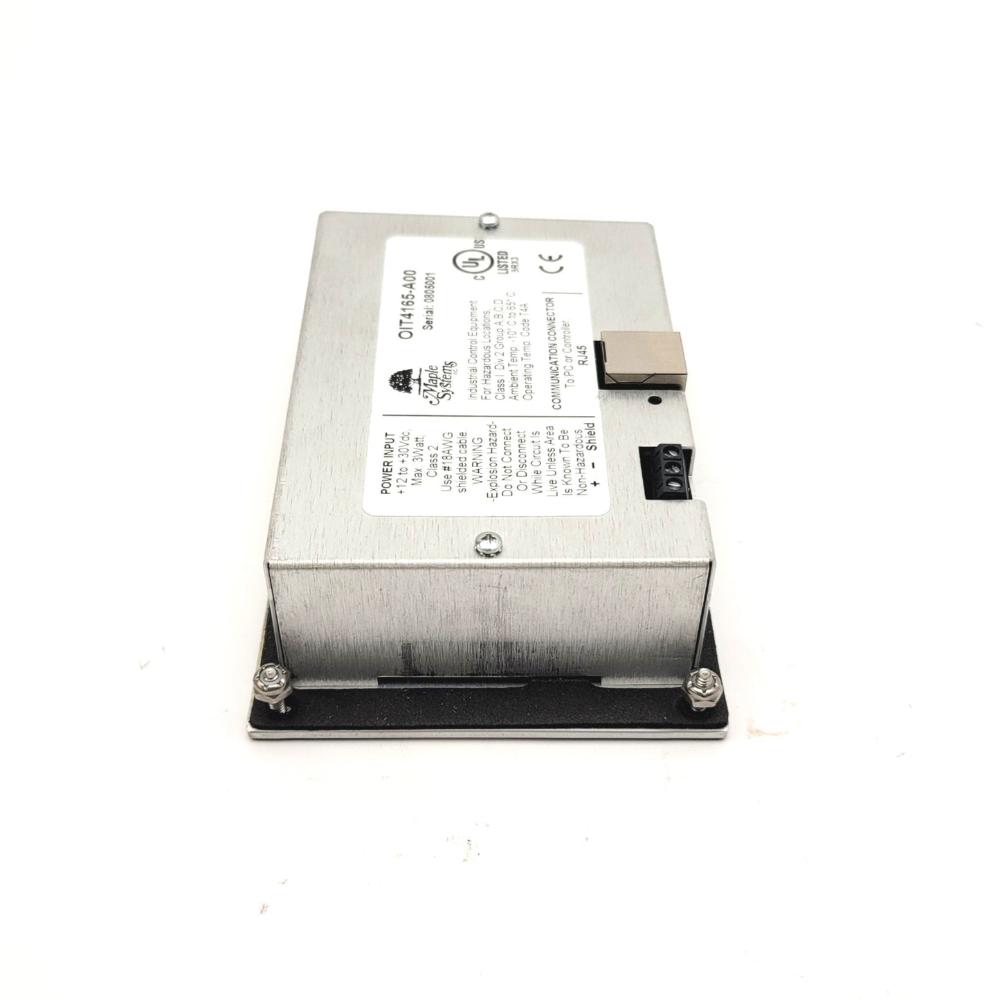 Used Maple Systems OIT4165-A00 Operator Interface Terminal 12-30VDC, RJ45, 24 Keys