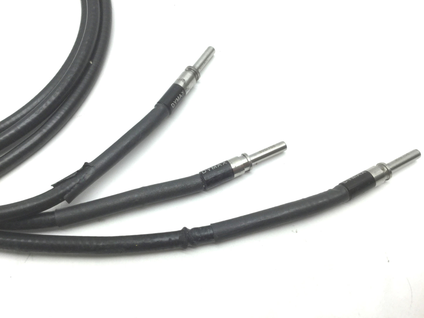 Used Dymax 38477 UV Curing Liquid Light Guide 3-Pole 1m 3x 3mm Bundle D-Style, Damage