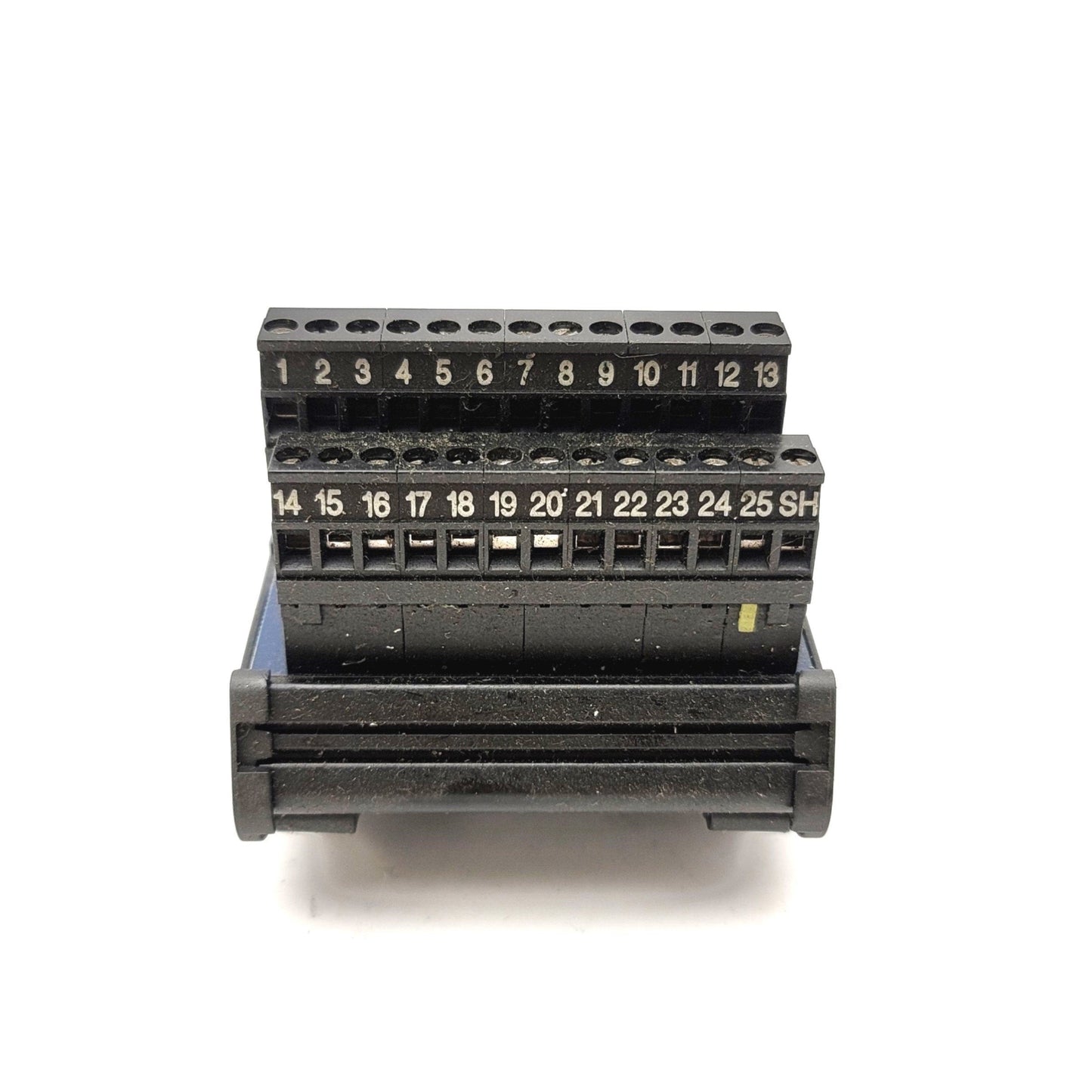 Used Parker VM25 PLC Breakout Board, 25-Pin D-Sub to Screw Terminals, DIN Rail Mount